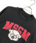 MSGM (エムエスジーエム) プリントロゴトレーナー ブラック サイズ:S：7000円