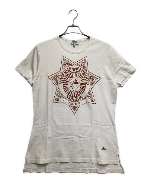 Vivienne Westwood（ヴィヴィアンウエストウッド）Vivienne Westwood (ヴィヴィアンウエストウッド) 半袖カットソー ホワイト サイズ:50の古着・服飾アイテム