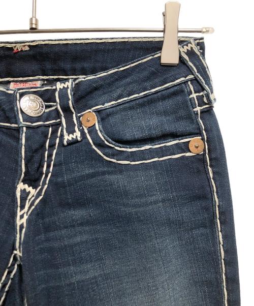 TRUE RELIGION（トゥルー レリジョン）TRUE RELIGION (トゥルー レリジョン) フレアデニムパンツ ブルー サイズ:W25の古着・服飾アイテム