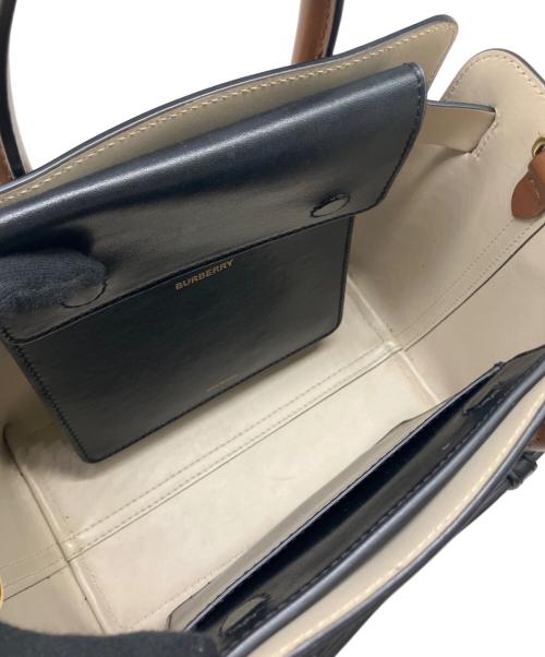 BURBERRY（バーバリー）BURBERRY (バーバリー) ヴィンテージチェック トリプルスタッズ ベルトバッグ ベージュ×ブラックの古着・服飾アイテム