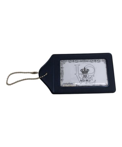 A.D.M.J.（エーディーエムジェイ）A.D.M.J. (エーディーエムジェイ) クロコダイル型押しボストンバッグ ホワイトの古着・服飾アイテム