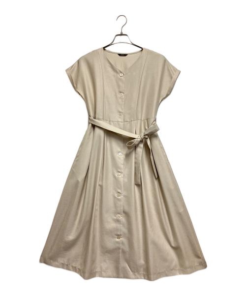 ROSSO（ロッソ）ROSSO (ロッソ) 半袖ワンピース ベージュ サイズ:FREEの古着・服飾アイテム