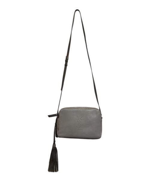 Saint Laurent Paris（サンローランパリ）Saint Laurent Paris (サンローランパリ) ショルダーバッグ ライトグレーの古着・服飾アイテム