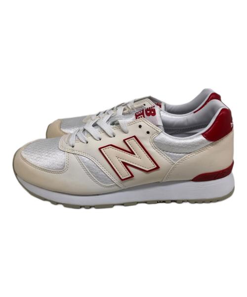 NEW BALANCE（ニューバランス）NEW BALANCE (ニューバランス) NEW BALANCE 386 クリーム×レッド サイズ:US 10の古着・服飾アイテム