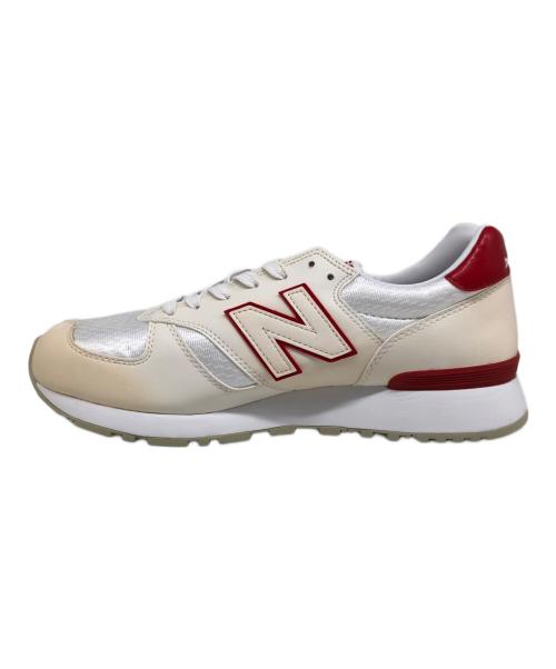 NEW BALANCE（ニューバランス）NEW BALANCE (ニューバランス) NEW BALANCE 386 クリーム×レッド サイズ:US 10の古着・服飾アイテム