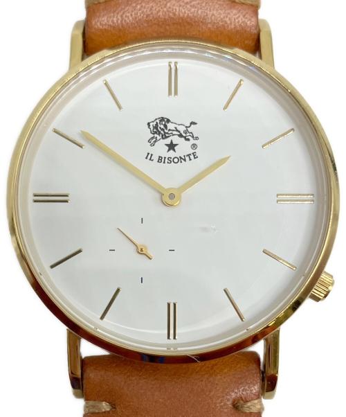 IL BISONTE（イル ビゾンテ）IL BISONTE (イル ビゾンテ) 腕時計 ホワイトの古着・服飾アイテム