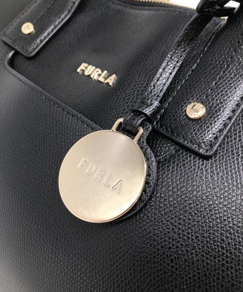 FURLA（フルラ）FURLA (フルラ) LINDA S TOTE C TRACOLLA スモールトート ブラックの古着・服飾アイテム