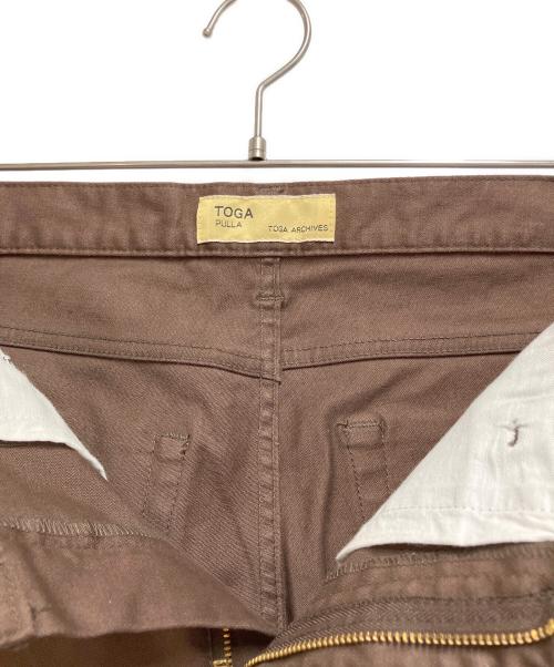 TOGA（トーガ）TOGA (トーガ) スキニーパンツ ブラウン サイズ:Mの古着・服飾アイテム