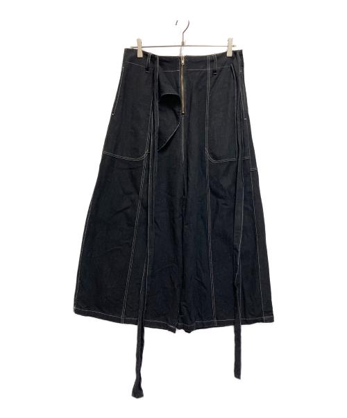 aphlotus（aphlotus）aphlotus (aphlotus) フレアパンツ ブラック サイズ:SIZE Mの古着・服飾アイテム