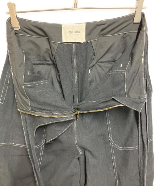 aphlotus（aphlotus）aphlotus (aphlotus) フレアパンツ ブラック サイズ:SIZE Mの古着・服飾アイテム