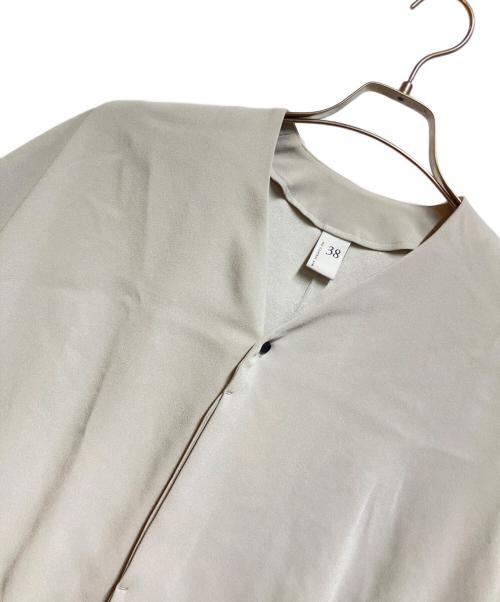 NO CONTROL AIR（ノーコントロールエアー）no control air (ノーコントロールエアー) ライトクレープウェーブベスト ライトグレー サイズ:38の古着・服飾アイテム