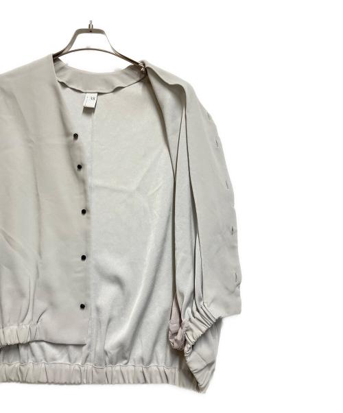 NO CONTROL AIR（ノーコントロールエアー）no control air (ノーコントロールエアー) ライトクレープウェーブベスト ライトグレー サイズ:38の古着・服飾アイテム