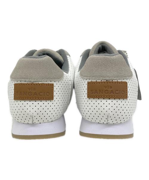via SANGACIO（ヴィア・サンガチオ）via SANGACIO (ヴィア・サンガチオ) スニーカー ホワイト×グレー サイズ:US 10の古着・服飾アイテム