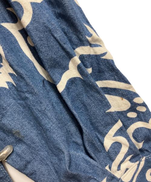 Hysteric Glamour（ヒステリックグラマー）Hysteric Glamour (ヒステリックグラマー) FIRE BEAR柄 オーバーサイズデニムシャツ ブルー サイズ:FREEの古着・服飾アイテム