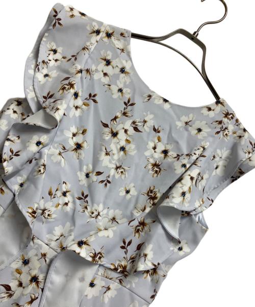 Snidel（スナイデル）Snidel (スナイデル) ツートンフラワーフリルワンピース ラベンダー サイズ:1の古着・服飾アイテム