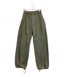 X-GIRL（エックスガール）の古着「EASY PANTS」｜グリーン