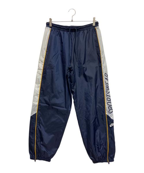 NIKE（ナイキ）NIKE (ナイキ) ウーブン ジョガー パンツ ネイビー×ホワイト サイズ:Lの古着・服飾アイテム