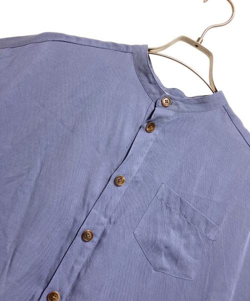 YARRA NEU（ヤラニュー）YARRA NEU (ヤラニュー) テンセルリネンワンピース ブルー サイズ:FREEの古着・服飾アイテム