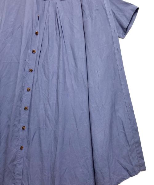 YARRA NEU（ヤラニュー）YARRA NEU (ヤラニュー) テンセルリネンワンピース ブルー サイズ:FREEの古着・服飾アイテム