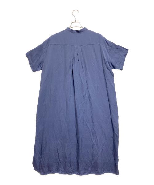 YARRA NEU（ヤラニュー）YARRA NEU (ヤラニュー) テンセルリネンワンピース ブルー サイズ:FREEの古着・服飾アイテム