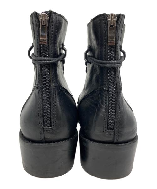 RED COVER（レッドカバ）RED COVER (レッドカバ) ジップアップヒールブーツ ブラック サイズ:44の古着・服飾アイテム