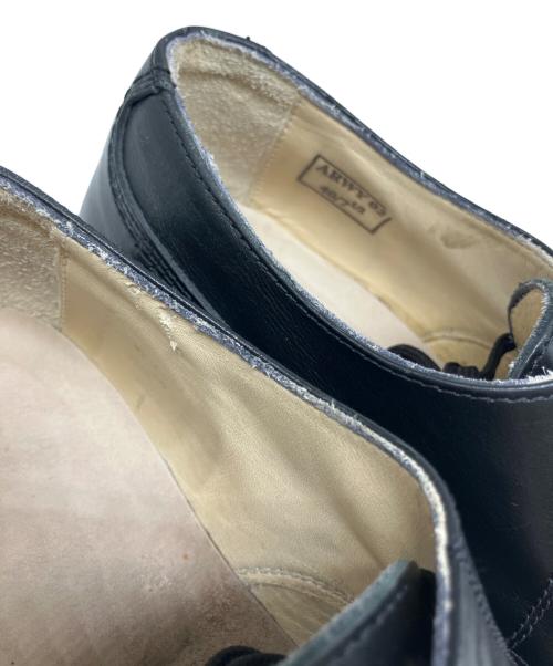 不明（不明）不明 (不明) ベルギー軍 シューズ ブラック サイズ:ARMY02 / 40 / 7 1/2の古着・服飾アイテム