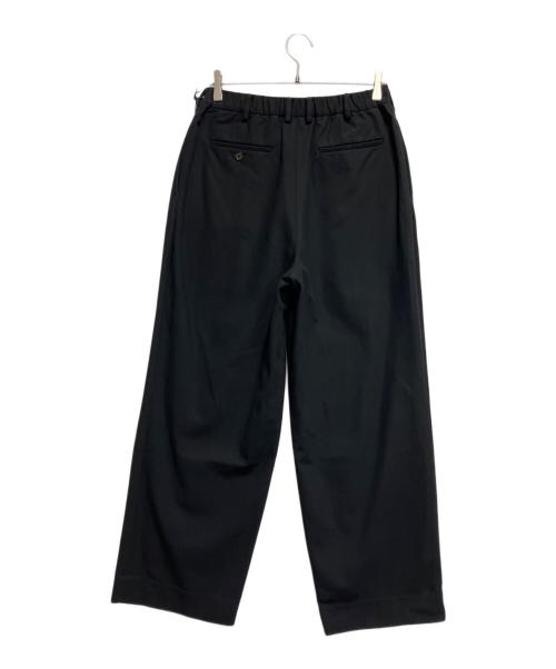 MARKAWARE（マーカウェア）MARKAWARE (マーカウェア) CLASSIC FIT TROUSERS ORGANIC COTTON SURVIVAL CLOTH ブラック サイズ:3の古着・服飾アイテム