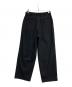 MARKAWARE (マーカウェア) CLASSIC FIT TROUSERS ORGANIC COTTON SURVIVAL CLOTH ブラック サイズ:3：18000円