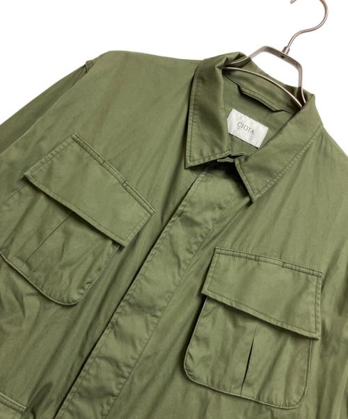 CIOTA（シオタ）CIOTA (シオタ) スビンコットンウェザージャングルファティーグジャケット グリーン サイズ:6の古着・服飾アイテム