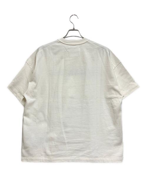 JIL SANDER（ジルサンダー）JIL SANDER (ジルサンダー) ロゴプリント Tシャツ アイボリー サイズ:Ｓの古着・服飾アイテム