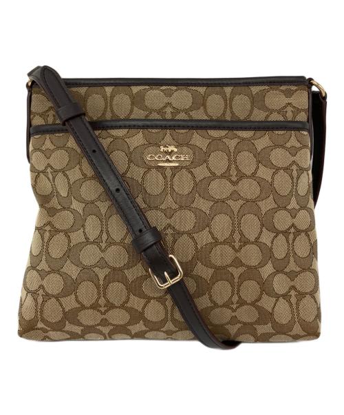 COACH（コーチ）COACH (コーチ) ショルダーバッグ ベージュの古着・服飾アイテム