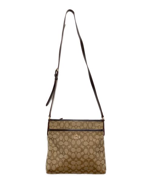 COACH（コーチ）COACH (コーチ) ショルダーバッグ ベージュの古着・服飾アイテム