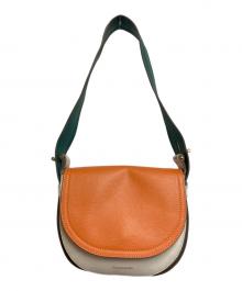 GHERARDINI（ゲラルディーニ）の古着「ワンショルダーバッグ」｜ホワイト×オレンジ