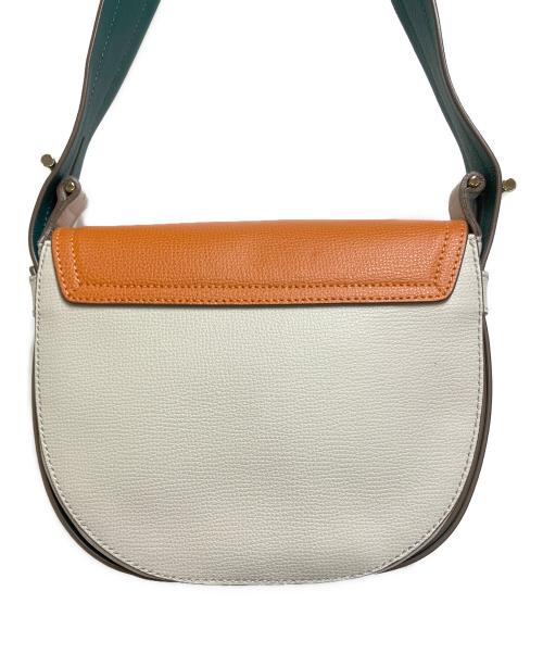 GHERARDINI（ゲラルディーニ）GHERARDINI (ゲラルディーニ) ワンショルダーバッグ ホワイト×オレンジの古着・服飾アイテム