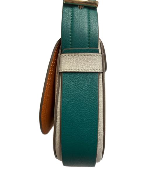 GHERARDINI（ゲラルディーニ）GHERARDINI (ゲラルディーニ) ワンショルダーバッグ ホワイト×オレンジの古着・服飾アイテム