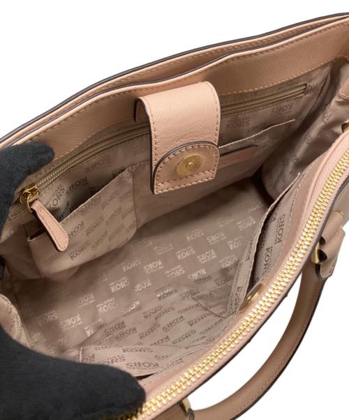 MICHAEL KORS（マイケル・コース）MICHAEL KORS (マイケルコース) 2WAYバッグ ピンクの古着・服飾アイテム