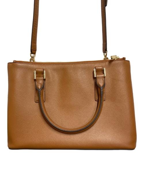 TORY BURCH（トリーバーチ）TORY BURCH (トリーバーチ) 2WAYバッグ ブラウンの古着・服飾アイテム