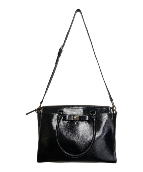 Kate Spade（ケイトスペード）Kate Spade (ケイトスペード) 2WAYバッグ ブラックの古着・服飾アイテム