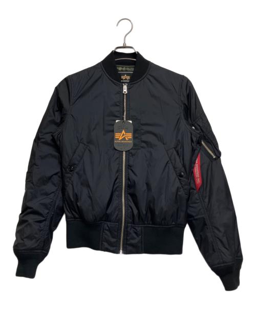 ALPHA INDUSTRIES INC（アルファインダストーリーズ）ALPHA INDUSTRIES INC (アルファインダストーリーズ) MA-1 ライトシェル プリマロフト フライトジャケット ブラック サイズ:Sの古着・服飾アイテム