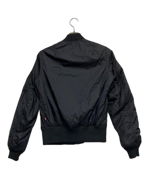 ALPHA INDUSTRIES INC（アルファインダストーリーズ）ALPHA INDUSTRIES INC (アルファインダストーリーズ) MA-1 ライトシェル プリマロフト フライトジャケット ブラック サイズ:Sの古着・服飾アイテム