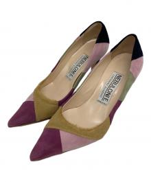 NEBULONIE（ネブローニ）の古着「ポインテッドトゥパンプス」｜パープル