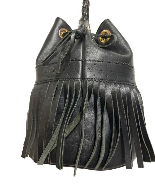 J&M DAVIDSON（ジェイ＆エム デヴィッドソン）J&M DAVIDSON (ジェイ＆エム デヴィッドソン) フリンジショルダーバッグ ブラックの古着・服飾アイテム