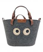 ANYA HINDMARCHアニヤ・ハインドマーチ）の古着「ハンドバッグ」｜グレー