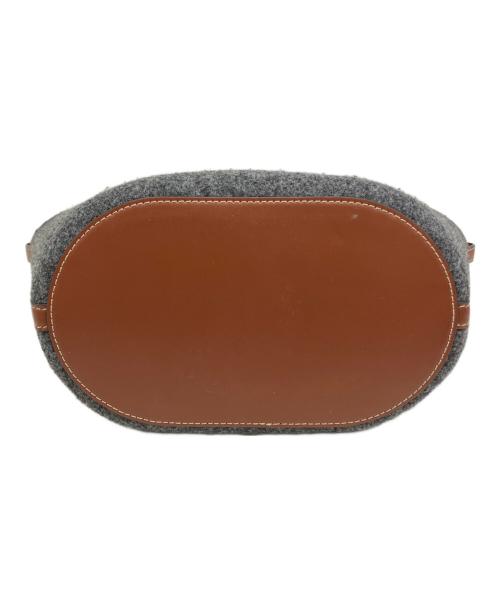 ANYA HINDMARCH（アニヤ・ハインドマーチ）ANYA HINDMARCH (アニヤハインドマーチ) ハンドバッグ グレーの古着・服飾アイテム