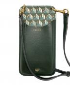 ANYA HINDMARCHアニヤ・ハインドマーチ）の古着「スマホショルダーポーチ」｜グリーン