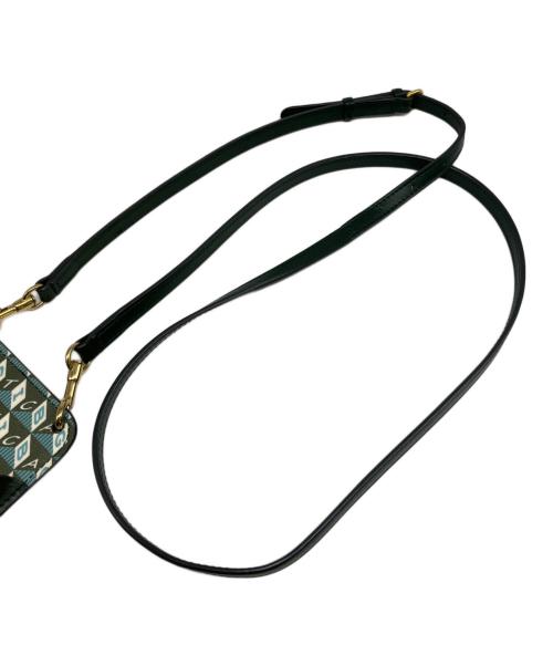 ANYA HINDMARCH（アニヤ・ハインドマーチ）ANYA HINDMARCH (アニヤハインドマーチ) スマホショルダーポーチ グリーンの古着・服飾アイテム