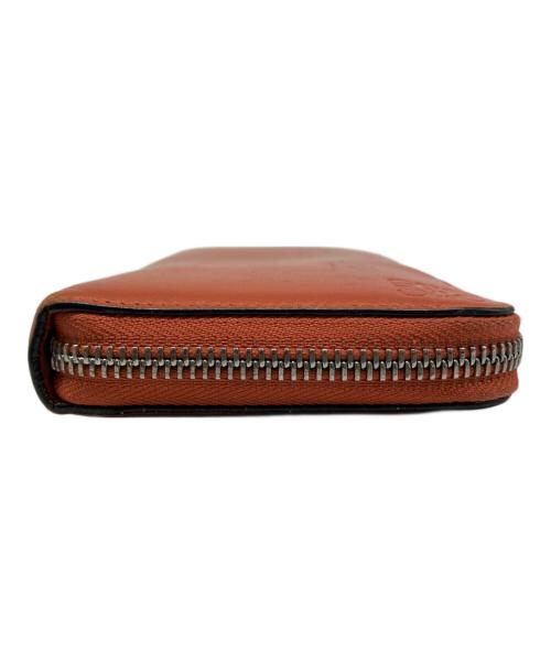 LOEWE（ロエベ）LOEWE (ロエベ) ラウンドファスナー財布 オレンジの古着・服飾アイテム