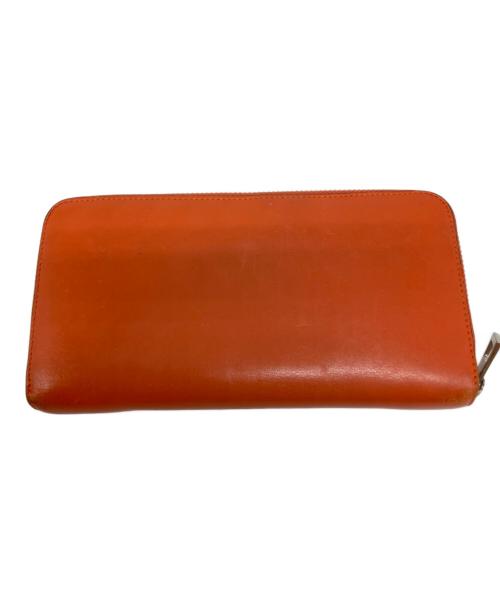LOEWE（ロエベ）LOEWE (ロエベ) ラウンドファスナー財布 オレンジの古着・服飾アイテム