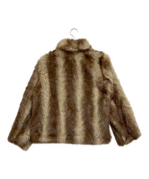 LAGUA GEM（ラグアジェム）LAGUA GEM (ラグアジェム) FAUX ファーコート ブラウン サイズ:Sの古着・服飾アイテム