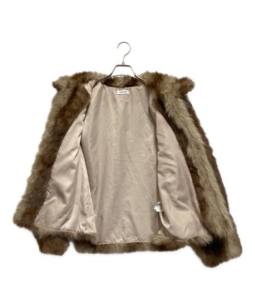 LAGUA GEM（ラグアジェム）LAGUA GEM (ラグアジェム) FAUX ファーコート ブラウン サイズ:Sの古着・服飾アイテム